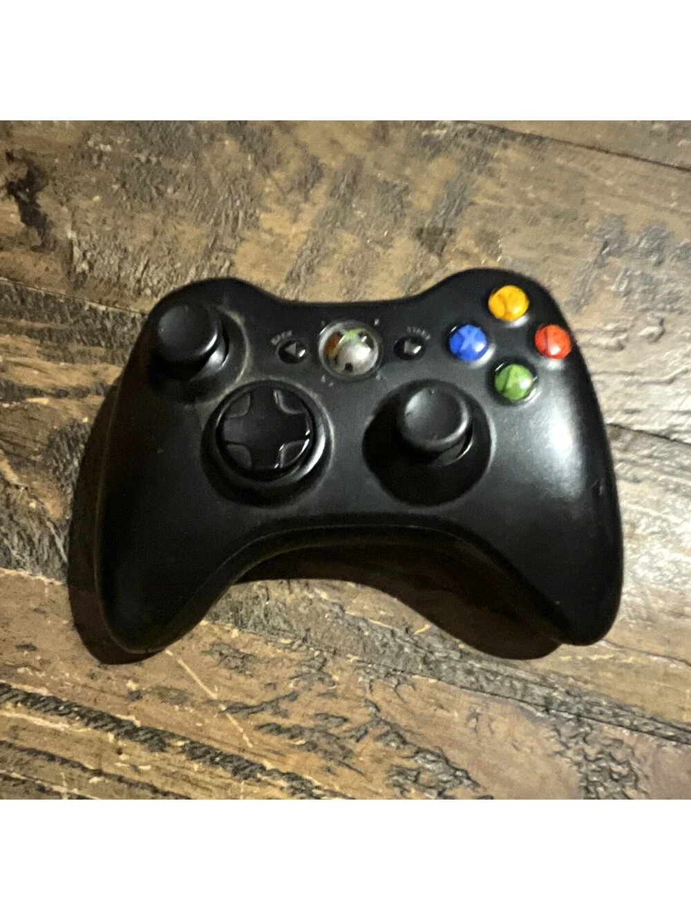 OEM Microsoft Xbox 360 Wireless Controller Black - FOR PARTS / REPAIR ONLY